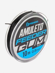Резина для фидерной оснастки F-FISHING Feeder Gum Amuleto 0,6мм, 10м(Китай)