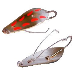 Блесна незацепл. MISTER CRO Атом 67 12гр. цв.S с точками(Россия)