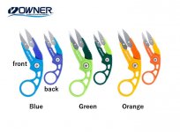 Ножницы OWNER для PE FT-10 цв.ORG(Япония)