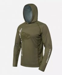 Термофутболка FINNTRAIL Wave Big Fish LS 6609 Hood UV цв.khaki р-р XXL(Китай)