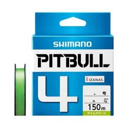 Шнур SHIMANO Pitbull 4 PE цв.green 150м р-р 0,5, 0,117мм(Япония)