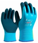 Перчатки обрезиненные утепленные -30 цв.синий арт.303(Китай)