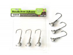 Джиг-головка ВОЛЖСКИЕ ДЖИГИ от Питерцова VMC №6/0 48гр. 3шт.(Россия)
