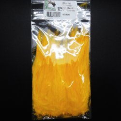 Перья из седла петуха HARELINE цв.yellow(США)