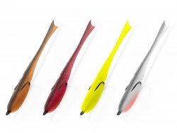 Поролоновая рыбка APS 105мм Slim цв.SET-3 4шт.(Россия)