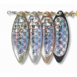 Блесна вращ. MEPPS Aglia Long Rainbo №2 цв.серебро(Франция)