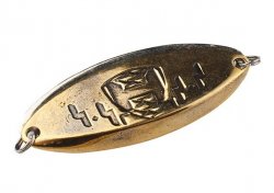 Блесна кол. НААШИ Паразуш 13гр. тип 2 цв.латунь/мельхиор(Россия)