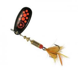 Блесна вращ. MEPPS Black Fury Mouche №1 цв.черный(Франция)