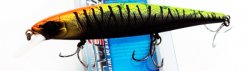Воблер JACKALL Mag Squad 115 SP цв.uv trapped tiger(Япония)