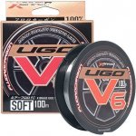 Леска YGK X-Braid UGO V6 Soft Fluorocarbon 100м р-р 1,2, 0,185мм(Япония)