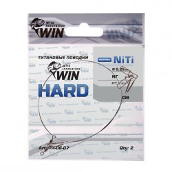 Поводок WIN Hard NiTi 4кг 10см 2шт.(Россия)