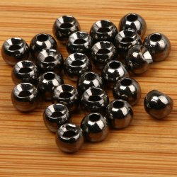 Головки латунь FLY-FISHING 2,8мм цв.черный никель 20шт.(Россия)