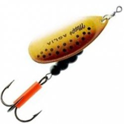 Блесна вращ. MEPPS Aglia Fluo №4 цв.коричн.форель(Франция)