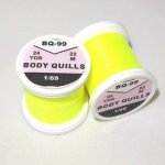 Материал для тела HENDS Body Quills 24yds цв.fluo yellow BQ-99(Чехия)