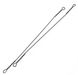 Поводок-удлинитель для стингера ТУЛА титан ПУТ д.0,45 10см 18кг 2шт.(Россия)