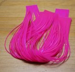 Ножки силиконовые TWO FLY FISHERMAN цв.hot pink #034 5шт.(США)