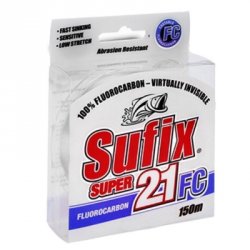 Леска SUFIX Super 21 Fluorocarbon 150м 0,28мм+кусачки RCDMC(Китай)