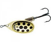 Блесна вращ. MEPPS Aglia Decoree №3 цв.черн.точки/золото(Франция)