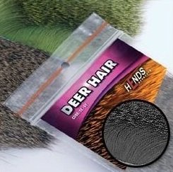 Мех оленя HENDS Deer Hair 5x5см цв.black SZ-10(Чехия)