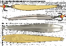 Блесна зим. ECOPRO Vandal 50мм цв.S/G(Россия)