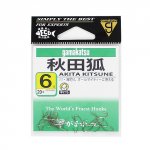 Крючки GAMAKATSU Akita Kitsune BRN №4 22шт.(Япония)