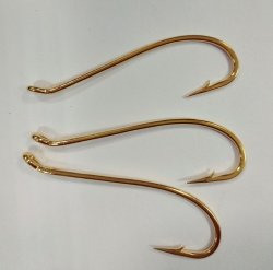 Крючки FLYFISHER KH 71590 Gold №2 10шт.(Корея)