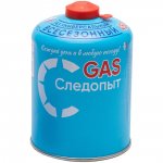 Баллон газовый СЛЕДОПЫТ резьба 450гр(Китай)