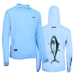 Футболка BKK Long Sleeve Performance Shirt New Tuna цв.Light Blue р-р S(Китай)