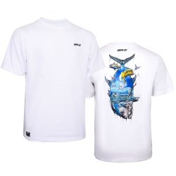 Футболка BKK Short Sleeve Casual Shirt Brand values GT цв.White р-р XL(Китай)