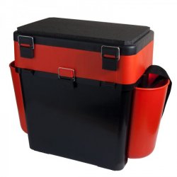 Ящик зимний рыболовный HELIOS FishBox 19л цв.оранжевый(Россия)
