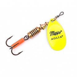 Блесна вращ. MEPPS Aglia Fluo №1 цв.шартрез(Франция)