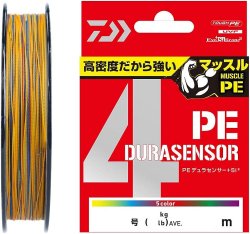 Шнур DAIWA PE Durasensor 4 Braid +Si2 5Color 200м р-р 1,0, 0,165мм(Япония)