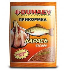 Прикормка DUNAEV Карась чеснок 0,9кг(Россия)