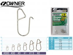 Застежка OWNER/CULTIVA P-20 5121 №0 6шт.(Япония)