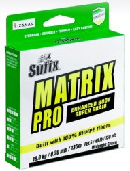 Шнур SUFIX Matrix Pro цв.midnight green 135м 0,15мм(Китай)