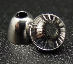 Головки латунь FLY-FISHING конус 4,8мм цв.nickel 10шт.(Россия)