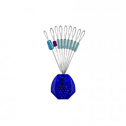 Стопор силиконовый ВОЛЖАНКА 5022 SSS 9шт.арт.YM5022(Китай)