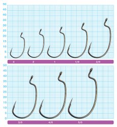 Крючки офсетные OWNER 5137 №3/0 5шт.(Япония)