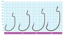 Крючки офсетные OWNER B-78 11679 №1/0 7шт.(Япония)