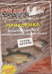 Прикормка DUNAEV Карп тутти-фрутти 0,9кг(Россия)