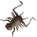 Приманка DAIWA Kikker Kicker 3,5см цв.dark akagaeru 3шт. 0743 0628(Китай)