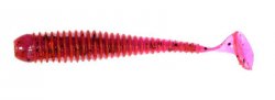 Виброхвост CRAZY FISH Vibro Worm 5'' 12см цв.12 кальмар 4шт.(Гонконг)