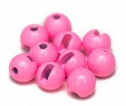 Головки вольфрам с вырезом FLY-FISHING 5,5мм цв.fluo pink 10шт.(Россия)