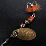 Блесна вращ. ШМАКОВКА Микроб-Е 0,8гр. цв.чернь лат./латунь(Россия)