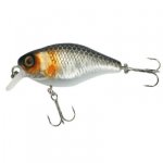 Воблер JACKALL Chubby 38 F SR цв.uv mat silver&black(Япония)