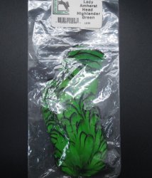 Скальп алмазного фазана HARELINE Lady Amherst Head цв.green highlander(США)