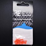 Глаза-гантельки TWO FLY FISHERMAN Lead Dumbbell Eyes 4,8мм цв.fluo orange 10шт.(Китай)