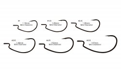 Крючки офсетные VARIVAS Power Gritter №1/0 6шт.(Япония)