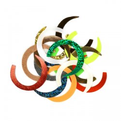 Заготовка хвоста FISHION Wiggle Tails S цв.orange fluo 6шт.(Италия)