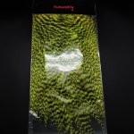 Седло петуха FUTURE FLY Freshwater Rooster Saddle Grizzly цв.fluo yellow chartreuse(Дания)